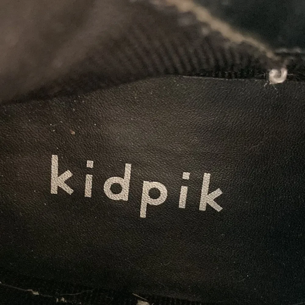 Kidpik Black Sequin Hightop Sneakers Size 3
